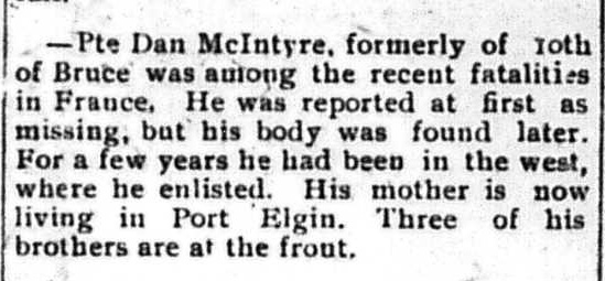 Port Elgin Times – May 23, 1917